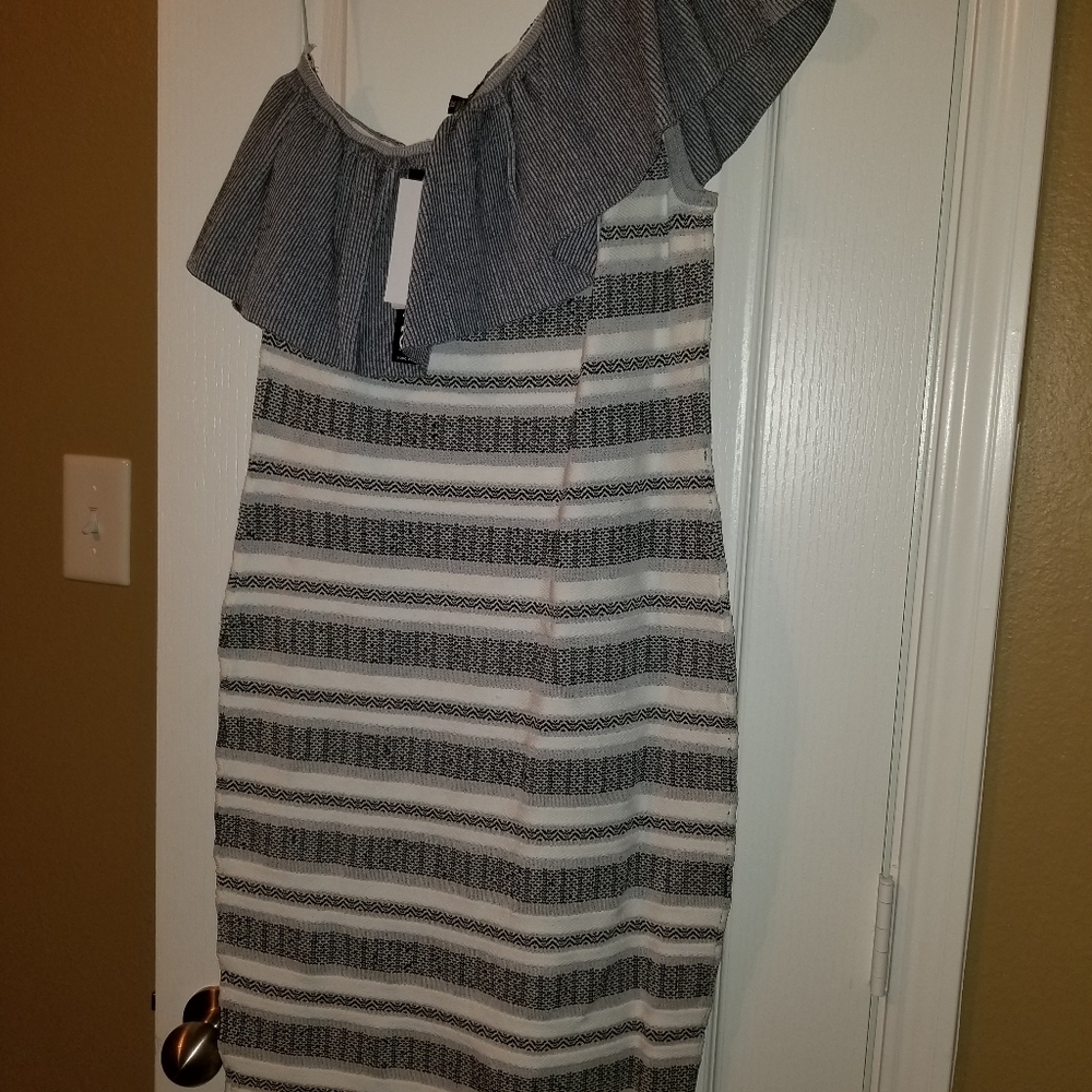 XOXO Bodycon Dress off the shoulder